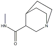 1-Azabicyclo[2.2.2]octane-3-carboxamide,N-methyl-(9CI) Structure