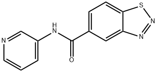 1,2,3-Benzothiadiazole-5-carboxamide,N-3-pyridinyl-(9CI) Structure