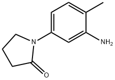 1-(3-amino-4-methylphenyl)-2-pyrrolidinone(SALTDATA: FREE) 구조식 이미지