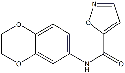 5-Isoxazolecarboxamide,N-(2,3-dihydro-1,4-benzodioxin-6-yl)-(9CI) Structure