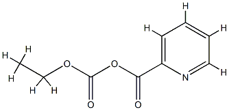 2-Pyridinecarboxylicacid,anhydridewithethylhydrogencarbonate(9CI) 구조식 이미지