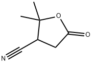 3-Furancarbonitrile,tetrahydro-2,2-dimethyl-5-oxo-(9CI) 구조식 이미지