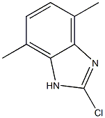 1H-Benzimidazole,2-chloro-4,7-dimethyl-(9CI) 구조식 이미지