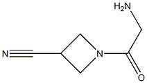 3-Azetidinecarbonitrile,1-(aminoacetyl)-(9CI) Structure