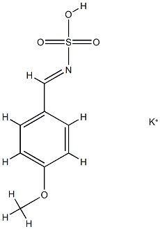 Sulfamic acid,N-[(4-methoxyphenyl)methylene]-, potassium salt (1:1) 구조식 이미지