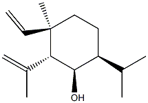 (1R)-3β-Ethenyl-3-methyl-2α-(1-methylethenyl)-6β-(1-methylethyl)-1β-cyclohexanol Structure