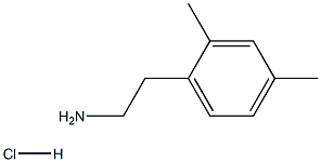 Benzeneethanamine,2,4-dimethyl-, hydrochloride (1:1) 구조식 이미지