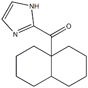 1H-Imidazol-2-yl[1,3,4,5,6,7,8,8aβ-octahydronaphthalen-4aα(2H)-yl] ketone 구조식 이미지