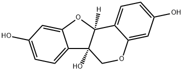 3,6,9-trihydroxypterocarpan Structure