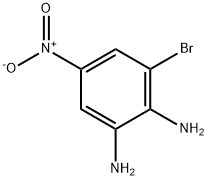 3-Bromo-5-nitrobenzene-1,2-diamine  Structure