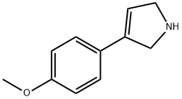 1H-Pyrrole,2,5-dihydro-3-(4-methoxyphenyl)-(9CI) Structure