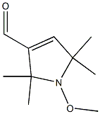 1H-Pyrrole-3-carboxaldehyde,2,5-dihydro-1-methoxy-2,2,5,5-tetramethyl-(9CI) 구조식 이미지