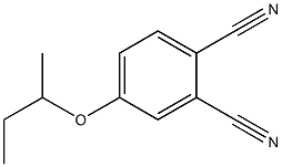 1,2-Benzenedicarbonitrile,4-(1-methylpropoxy)-(9CI) 구조식 이미지