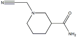 3-Piperidinecarboxamide,1-(cyanomethyl)-(9CI) 구조식 이미지