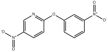 5-nitro-2-(3-nitrophenoxy)pyridine 구조식 이미지