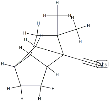 1,4-Methanopentalene-1(2H)-carbonitrile,hexahydro-2,2-dimethyl-(9CI) 구조식 이미지