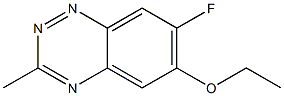 1,2,4-Benzotriazine,6-ethoxy-7-fluoro-3-methyl-(9CI) 구조식 이미지