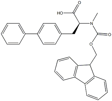 Fmoc-MeBph-OH Structure