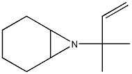 7-Azabicyclo[4.1.0]heptane,7-(1,1-dimethyl-2-propenyl)-(9CI) Structure