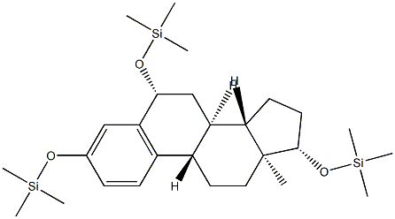 3,6β,17β-Tris(trimethylsiloxy)-1,3,5(10)-estratriene 구조식 이미지