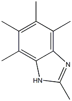 1H-Benzimidazole,2,4,5,6,7-pentamethyl-(9CI) 구조식 이미지