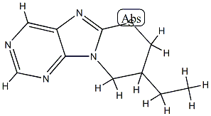 7H-[1,3]Thiazino[3,2-e]purine,8-ethyl-8,9-dihydro-(9CI) Structure