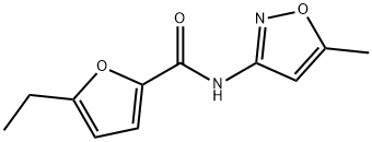 2-Furancarboxamide,5-ethyl-N-(5-methyl-3-isoxazolyl)-(9CI) 구조식 이미지