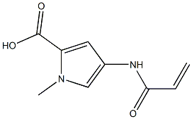 1H-Pyrrole-2-carboxylicacid,1-methyl-4-[(1-oxo-2-propenyl)amino]-(9CI) Structure