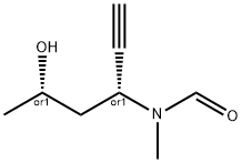 Formamide, N-[(1R,3S)-1-ethynyl-3-hydroxybutyl]-N-methyl-, rel- (9CI) Structure