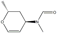 Formamide, N-[(2R,4R)-3,4-dihydro-2-methyl-2H-pyran-4-yl]-N-methyl-, rel- 구조식 이미지