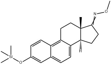 3-(Trimethylsiloxy)-1,3,5,7,9-estrapenten-17-one O-methyl oxime 구조식 이미지