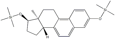 3,17α-Bis(trimethylsiloxy)-1,3,5,7,9-estrapentene 구조식 이미지