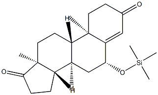 6β-(Trimethylsiloxy)androst-4-ene-3,17-dione 구조식 이미지