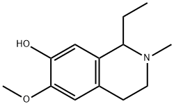 7-Isoquinolinol,1-ethyl-1,2,3,4-tetrahydro-6-methoxy-2-methyl-(9CI) 구조식 이미지
