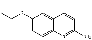 2-Quinolinamine,6-ethoxy-4-methyl-(9CI) 구조식 이미지