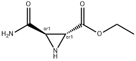 2-Aziridinecarboxylicacid,3-(aminocarbonyl)-,ethylester,(2R,3R)-rel-(9CI) 구조식 이미지