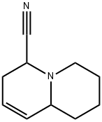 2H-Quinolizine-6-carbonitrile,1,3,4,6,7,9a-hexahydro-(9CI) Structure