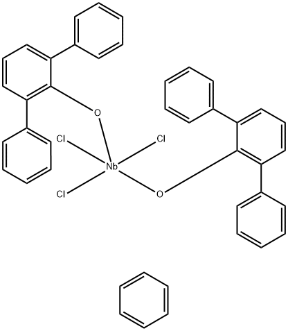 BIS(2,6-DIPHENYLPHENOXY)NIOBIUM(V) CHLOR Structure
