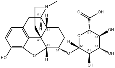 α-디하이드로모르핀6-글루쿠로나이드 구조식 이미지
