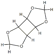 3aα,3bβ,6aβ,6bα-Tetrahydrocyclobuta[1,2-d:3,4-d']bis[1,3]dioxole 구조식 이미지