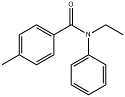 N-에틸-4-메틸-N-페닐벤자미드 구조식 이미지