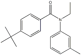 4-(tert-butyl)-N-ethyl-N-(3-methylphenyl)benzamide Structure