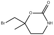 2H-1,3-Oxazin-2-one,6-(bromomethyl)tetrahydro-6-methyl-(9CI) 구조식 이미지