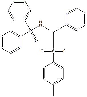 N-(Diphenylphosphinyl-α-(p-tosyl)benzyl  amine Structure