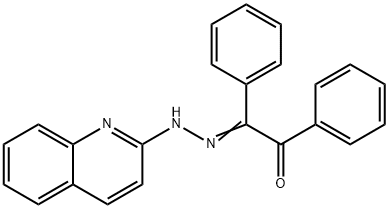 α-Oxo-α-phenylacetophenone 2-quinolyl hydrazone Structure