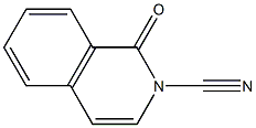 2(1H)-Isoquinolinecarbonitrile,1-oxo-(9CI) Structure
