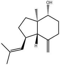 [1R,(+)]-2,3,3a,4,5,6,7,7aβ-Octahydro-3aα-methyl-7-methylene-1β-(2-methyl-1-propenyl)-1H-indene-4α-ol 구조식 이미지