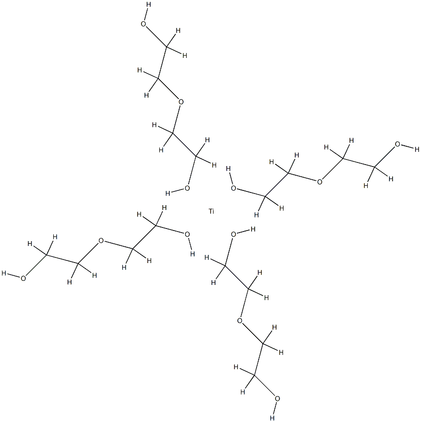 tetrakis[[2,2'-oxybis[ethanolato]](1-)]titanium 구조식 이미지