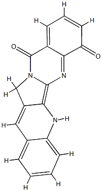 Quino[2,3:3,4]pyrrolo[2,1-b]quinazolin-11(13H)-one,  7-hydroxy- Structure