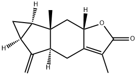 (4aS)-4aα,5,5aα,6,6aα,6b,7,7aβ-Octahydro-3,6bβ-dimethyl-5-methylenecycloprop[2,3]indeno[5,6-b]furan-2(4H)-one Structure